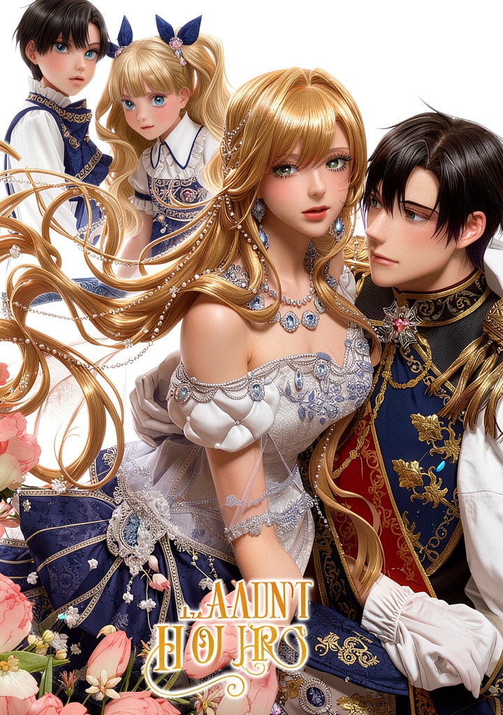 The Villainess Turns the Hourglass manhwa cover displayed on a tablet