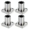 PATIKIL Linear Bearing 10mm Silver Model LMK10UU-0
