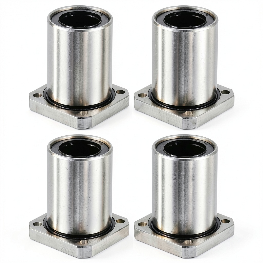 Installing PATIKIL Linear Ball Bearings Steel LMK25UU Industrial on a wooden desk