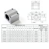 HiPicco SCS8UU Linear Bearing Aluminum Alloy CNC 3D Printer-2
