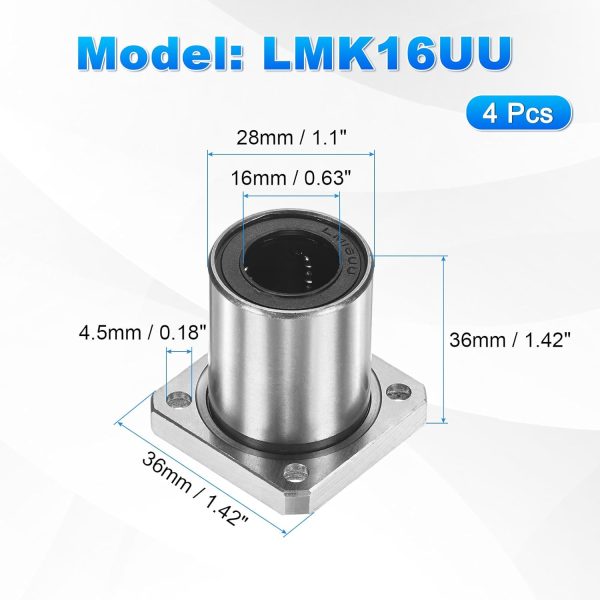 Linear Ball Bearing PATIKIL Stainless 16mm-1
