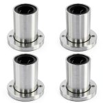 Linear Roller Bearing LMF10UU by FOCMKEAS Carbon Steel 4‑Count-0