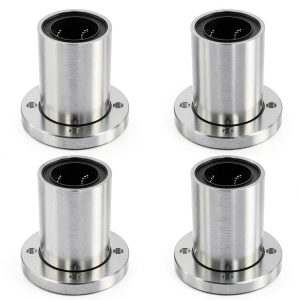 Linear Roller Bearing LMF10UU by FOCMKEAS Carbon Steel 4‑Count-0