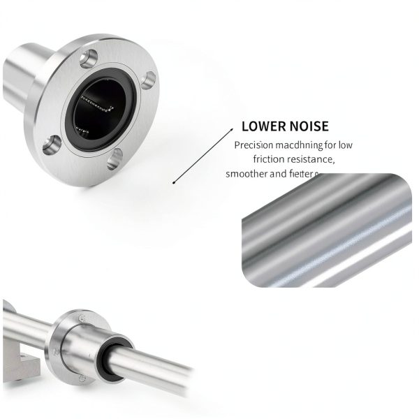 FOCMKEAS Linear Roller Bearing LMF12UU 12x21x30mm Carbon Steel-3