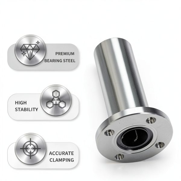 FOCMKEAS Linear Roller Bearing LMF20LUU 20mm ID 32mm OD 80mm Length-2