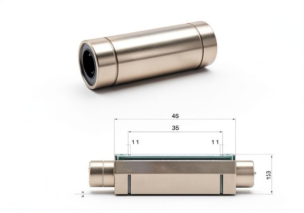 FUSHIBEARING LM8LUU 8mm x 15mm Linear Ball Bearing 4‑Piece Set-5