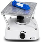 FOUR E'S SCIENTIFIC Lab Shaker, 3D Shaker Compact Rotator Shaker with Adjustable Speed 0-100RPM, 0-8° Tilt Angle, Lab Shaker with Undulating 3D Motion, Non-Slip Mat, Max. Capacity 2KGS-0