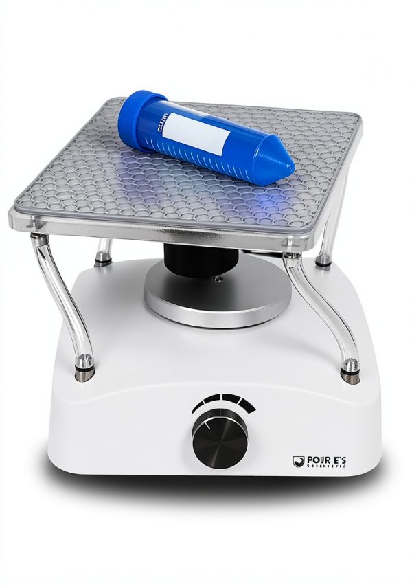 FOUR E'S SCIENTIFIC Lab Shaker, 3D Shaker Compact Rotator Shaker with Adjustable Speed 0-100RPM, 0-8° Tilt Angle, Lab Shaker with Undulating 3D Motion, Non-Slip Mat, Max. Capacity 2KGS-0